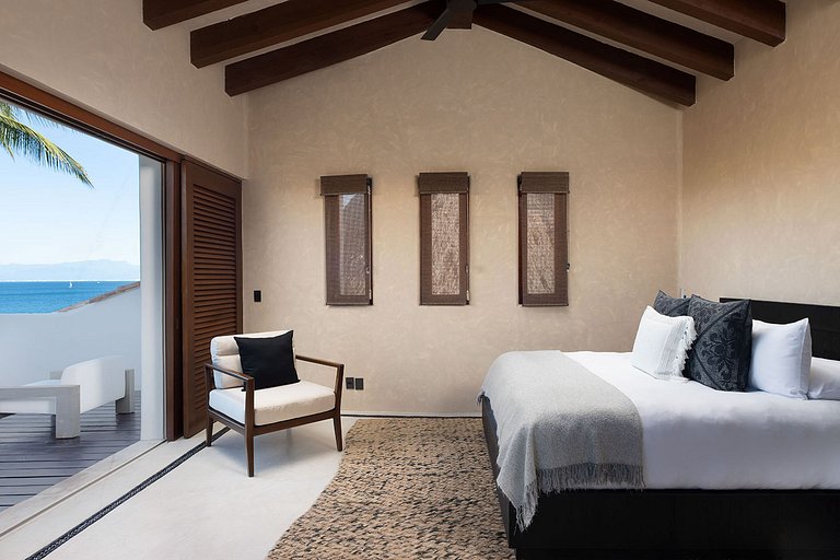 Ptm021 – Villa de luxo frente ao mar em Punta Mita