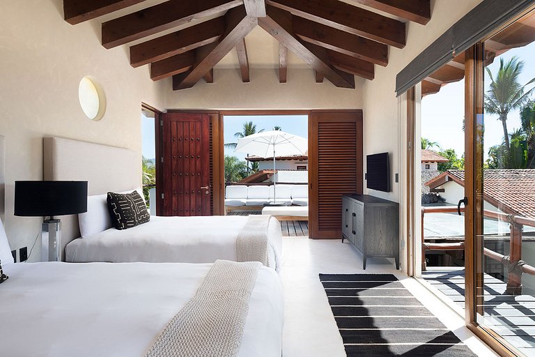 Ptm021 – Villa de luxo frente ao mar em Punta Mita