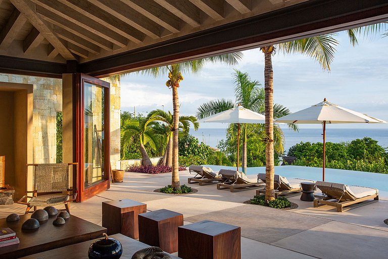 Ptm024 – Elegante villa à beira-mar em Punta Mita