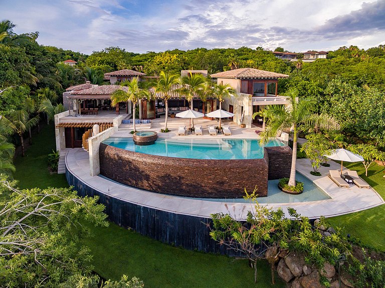 Ptm024 – Elegante villa à beira-mar em Punta Mita