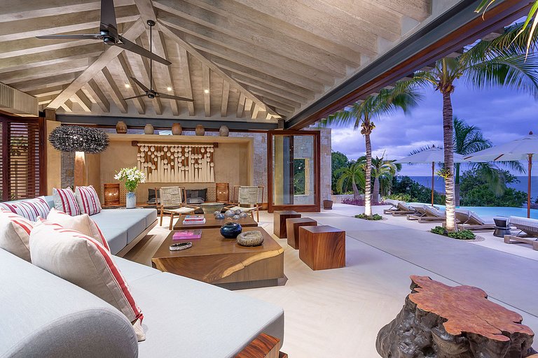 Ptm024 – Elegante villa frente al mar en Punta Mita