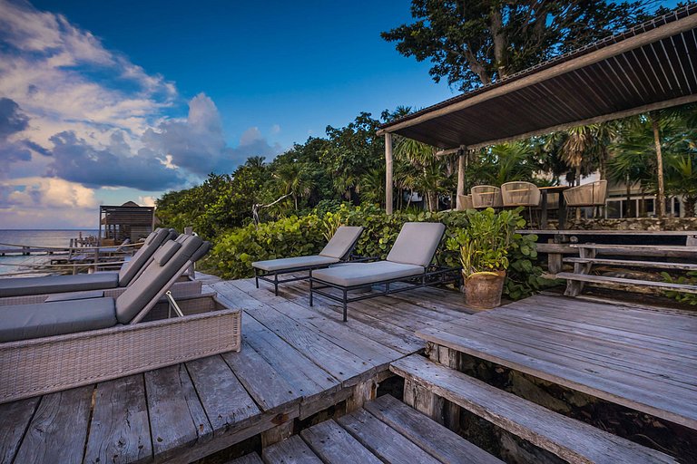 Coz002 - Villa idílica à beira-mar em Cozumel