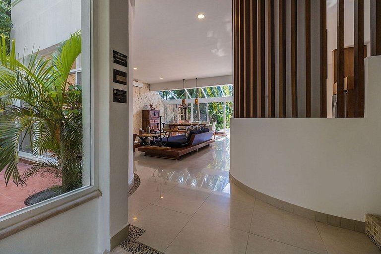 Coz002 - Villa idílica à beira-mar em Cozumel