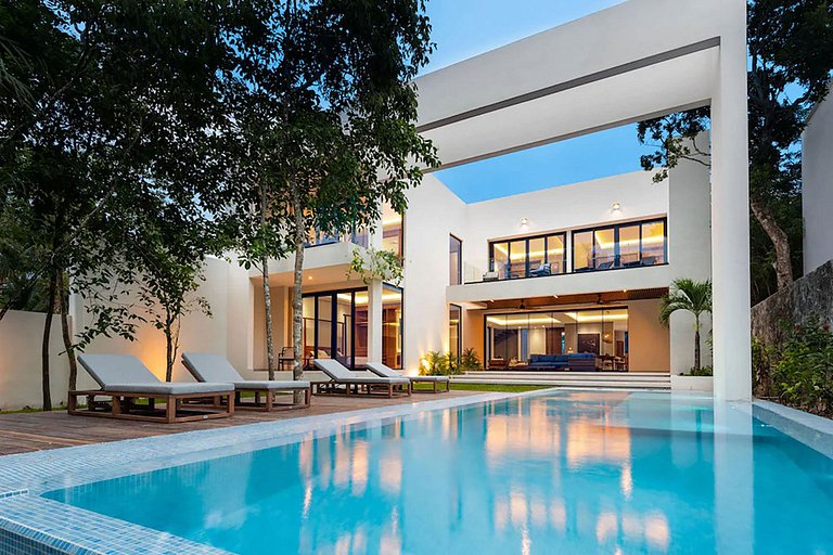 Coz004 - Charmosa vivenda de luxo em Cozumel