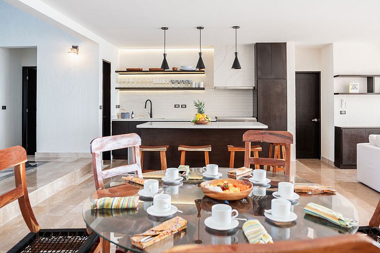 Tul059 - Charmosa villa à beira-mar em Tulum