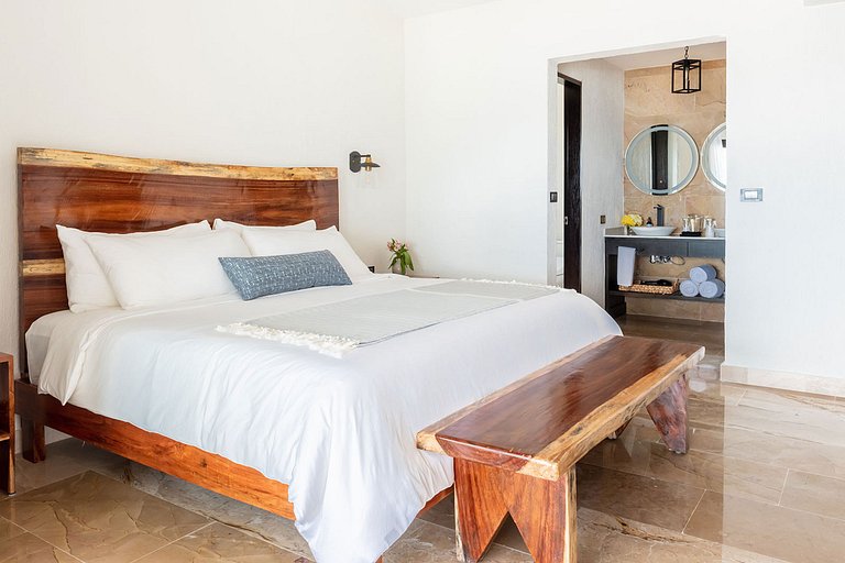 Tul059 - Encantadora villa frente al mar en Tulum