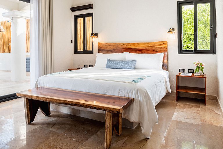 Tul059 - Charmante villa en bord de mer à Tulum