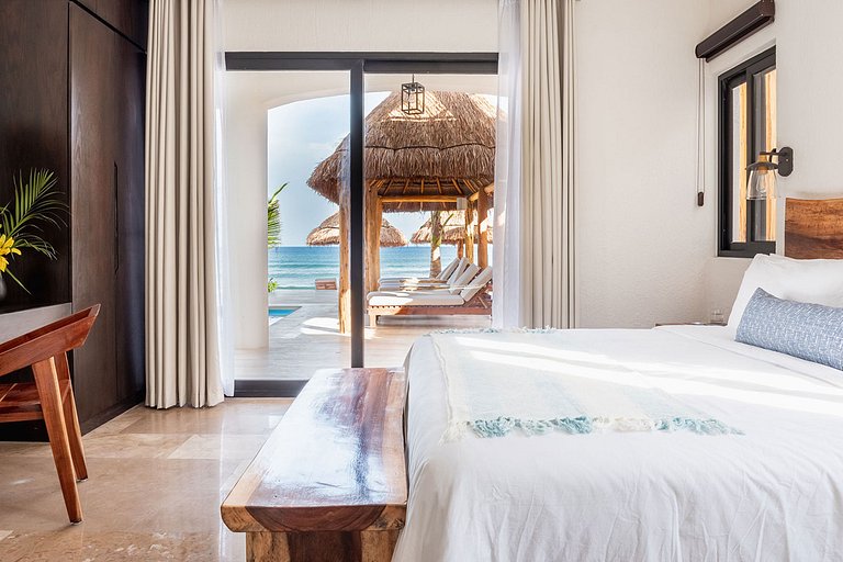 Tul059 - Charmosa villa à beira-mar em Tulum