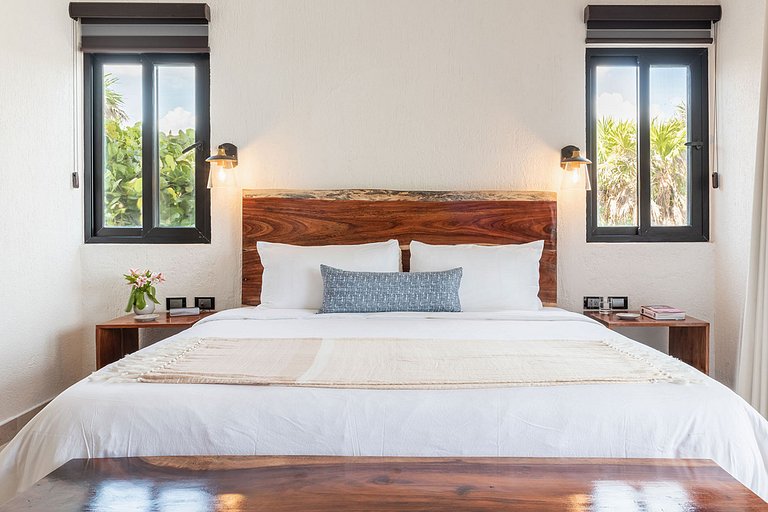 Tul059 - Charmante villa en bord de mer à Tulum