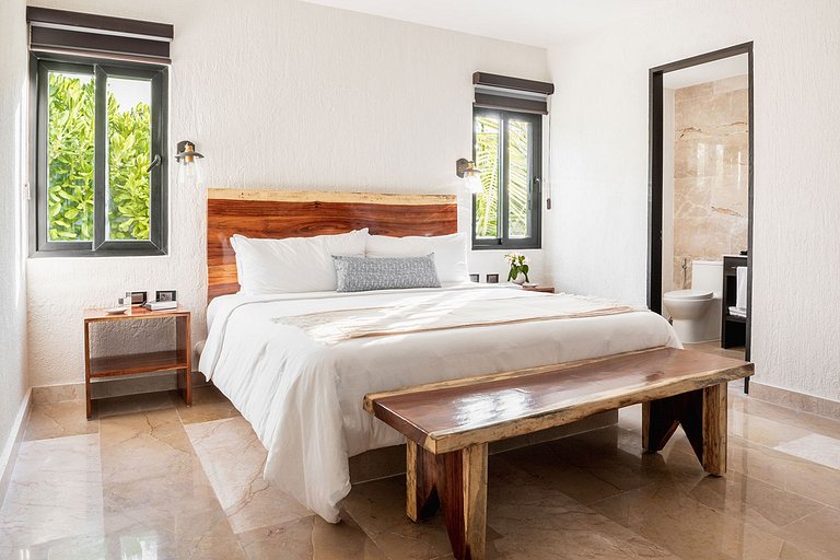 Tul059 - Charmante villa en bord de mer à Tulum