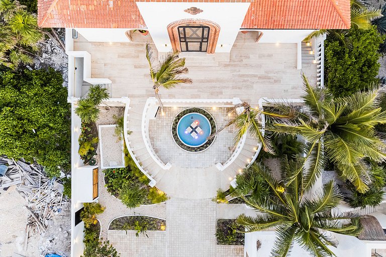 Tul059 - Charmante villa en bord de mer à Tulum