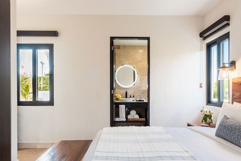 Tul059 - Charmante villa en bord de mer à Tulum