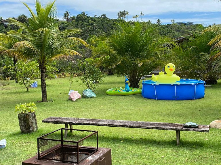 Bah087 - Sitio Villa em meio ao rio e o mar