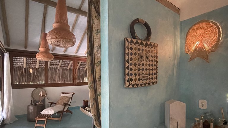 Bah087 - Sitio Villa em meio ao rio e o mar