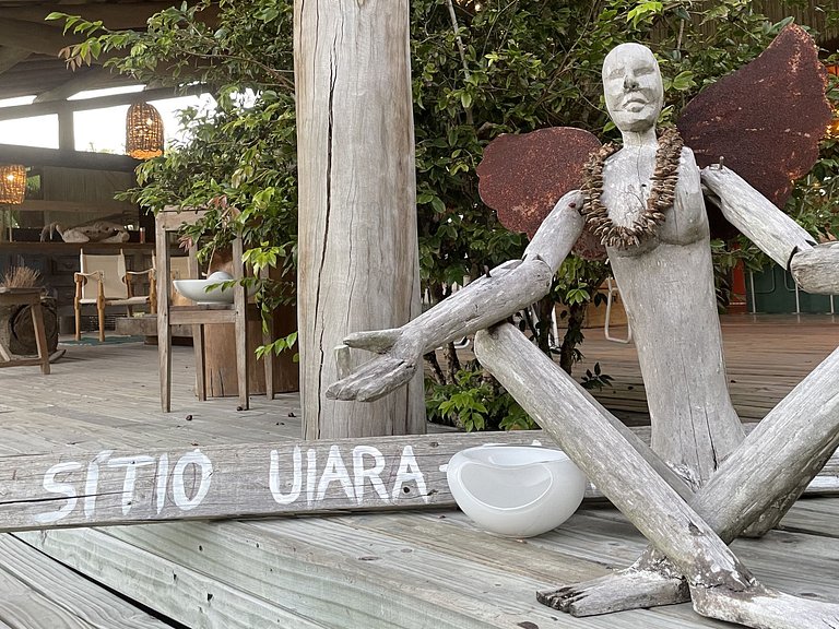 Bah087 - Sitio Villa em meio ao rio e o mar