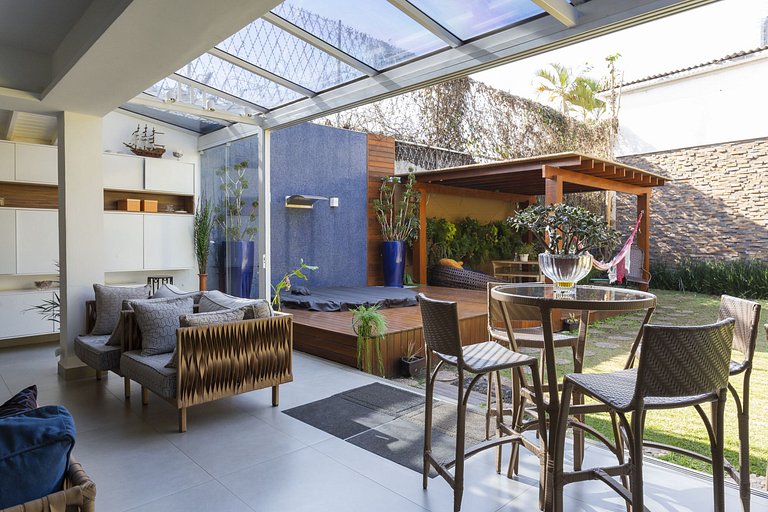 Sao060 - Linda casa para eventos no Butantã