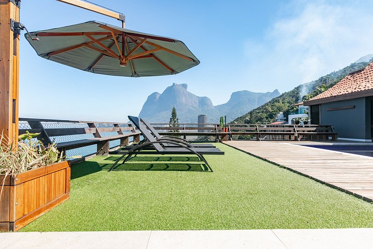 Rio237 - Linda mansão com vista espetacular em São Conrado