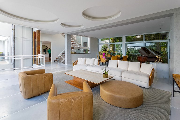 Rio106 - Mansão com vista incrível para o mar em São Conrado