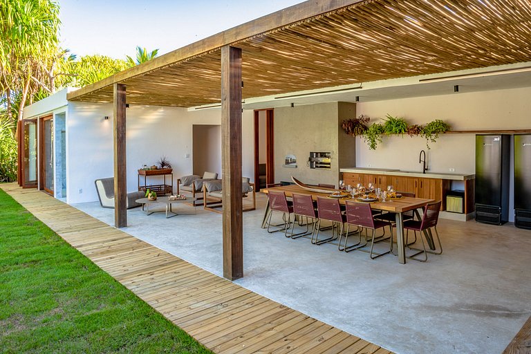 Bah047 - Villa luxuosa em condomínio de Trancoso