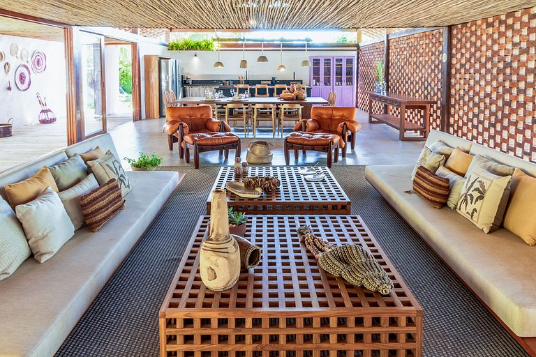 Bah047 - Villa luxuosa em condomínio de Trancoso