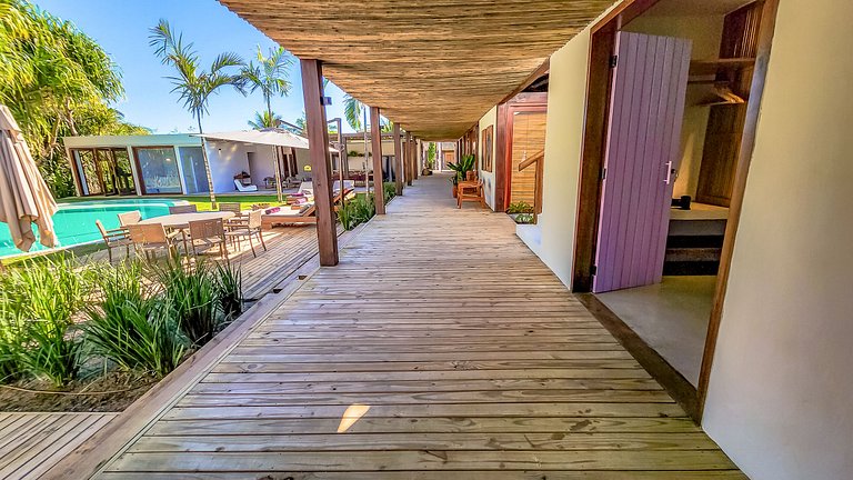 Bah047 - Villa luxuosa em condomínio de Trancoso