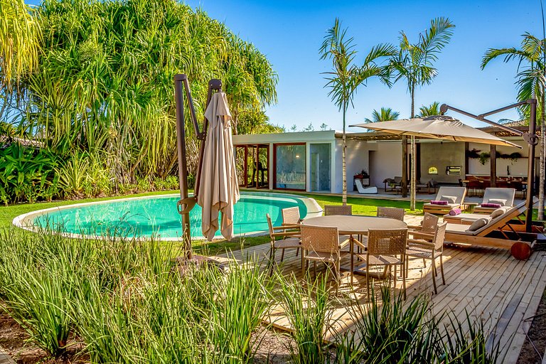 Bah047 - Villa luxuosa em condomínio de Trancoso