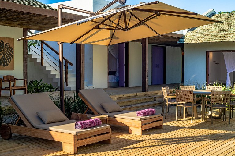 Bah047 - Villa luxuosa em condomínio de Trancoso