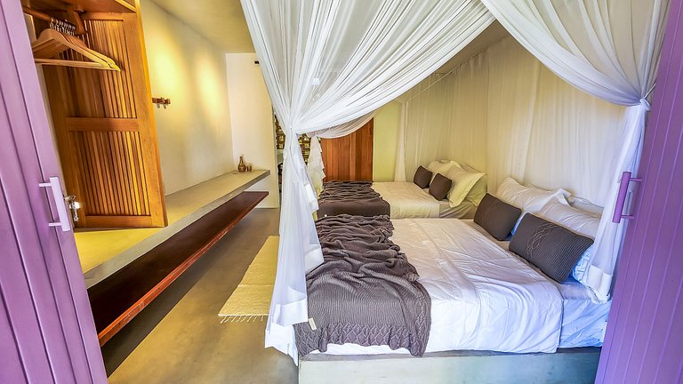 Bah047 - Villa luxuosa em condomínio de Trancoso