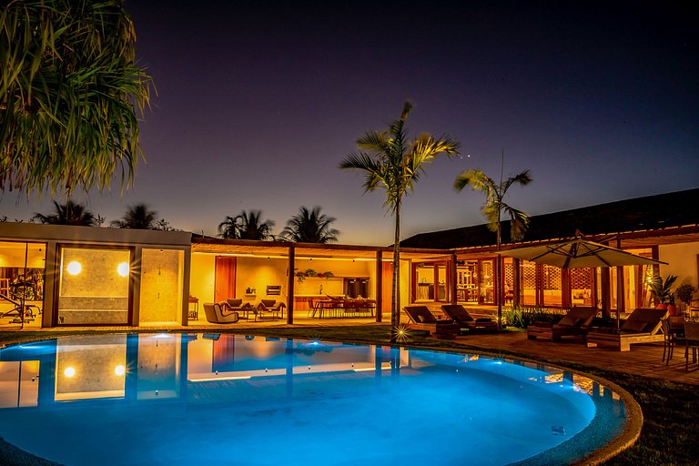 Bah047 - Villa luxuosa em condomínio de Trancoso