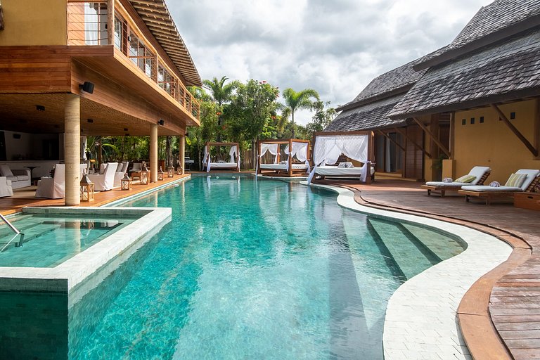 Bah048 - Villa de luxo, rusticidade e modernidade