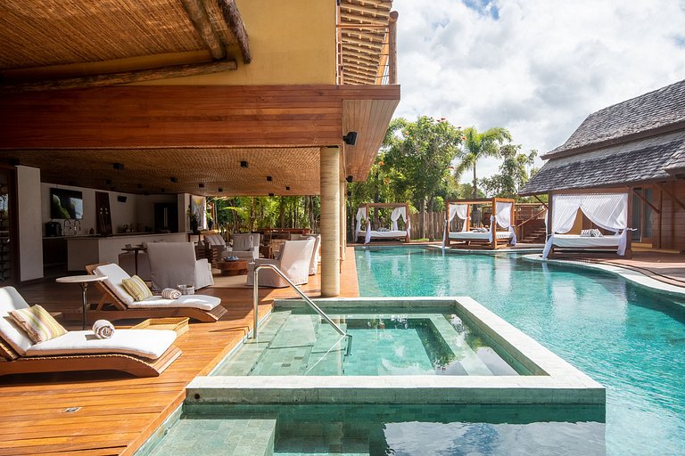 Bah048 - Villa de luxo, rusticidade e modernidade