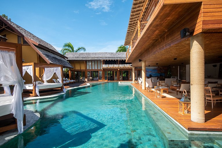 Bah048 - Villa de lujo, rusticidad y modernidad