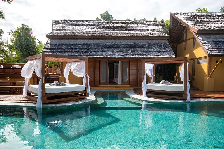 Bah048 - Villa de lujo, rusticidad y modernidad