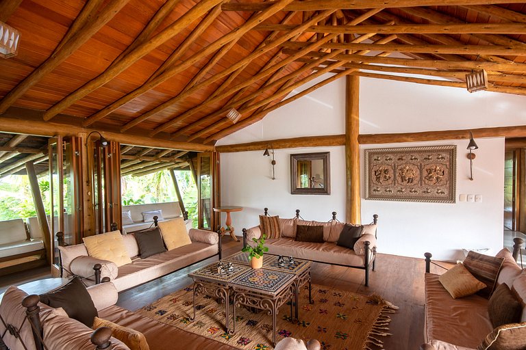 Bah048 - Villa de luxo, rusticidade e modernidade