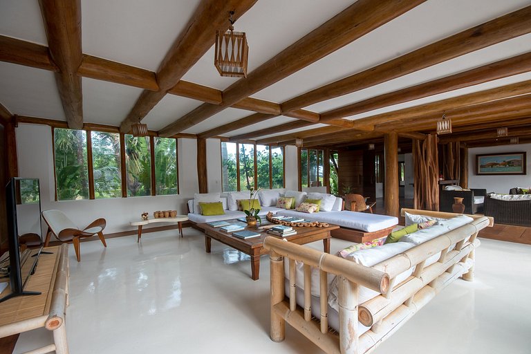 Bah048 - Villa de luxo, rusticidade e modernidade