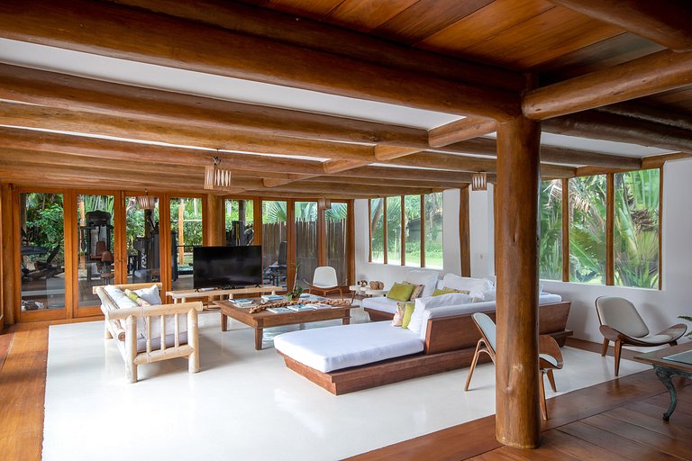 Bah048 - Villa de luxo, rusticidade e modernidade