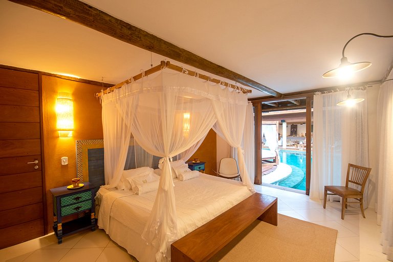 Bah048 - Villa de luxo, rusticidade e modernidade