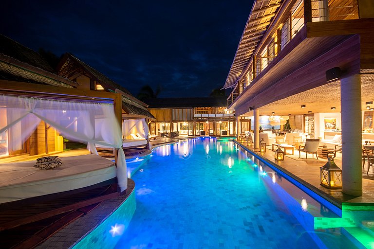 Bah048 - Villa de lujo, rusticidad y modernidad