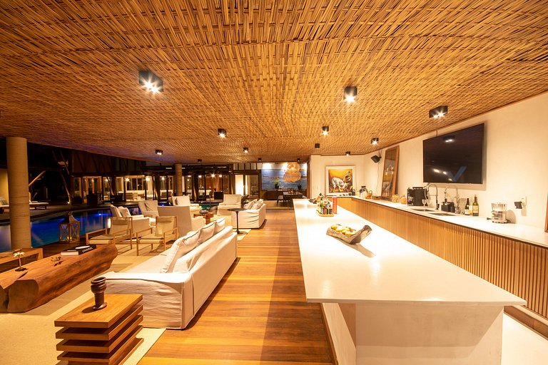 Bah048 - Villa de lujo, rusticidad y modernidad