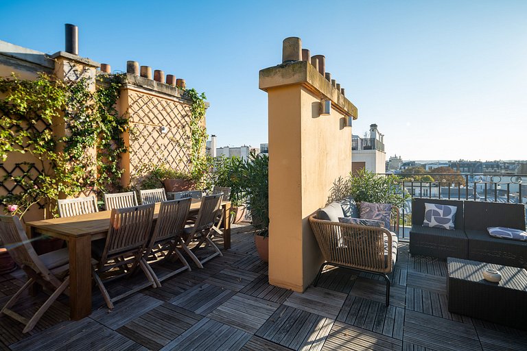Par059 - Appartement de luxe à Paris avec terrasse