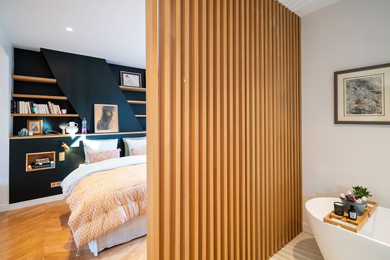 Par059 - Cobertura de luxo em Paris com terraço