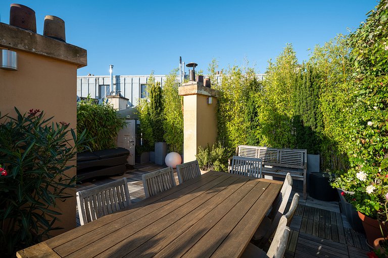 Par059 - Cobertura de luxo em Paris com terraço