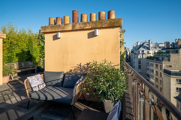 Par059 - Appartement de luxe à Paris avec terrasse