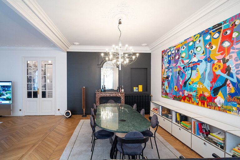 Par012 - Apartamento de lujo de 5 cuartos en Paris