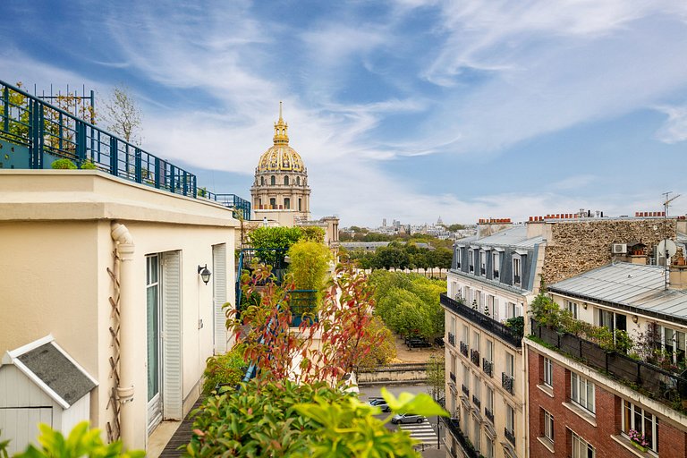 Par079 - Luxury one bedroom penthouse in Invalides