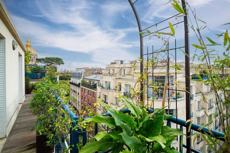 Par079 - Luxury one bedroom penthouse in Invalides