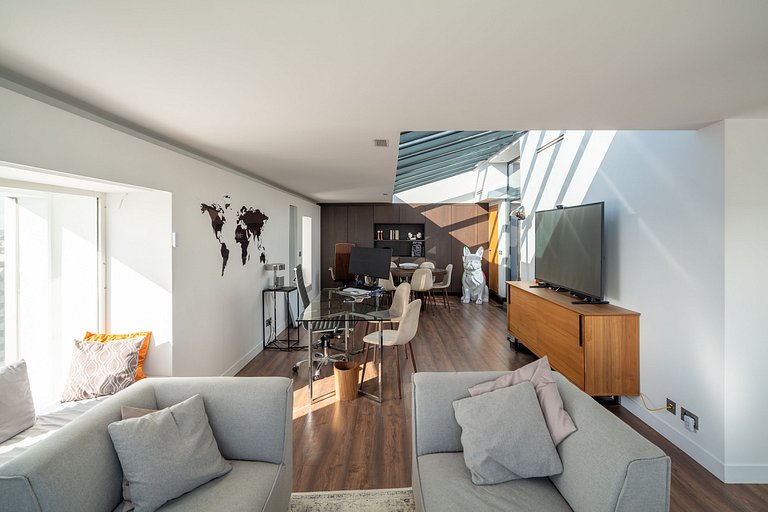 Par090 - Penthouse nid d'aigle à Paris 15