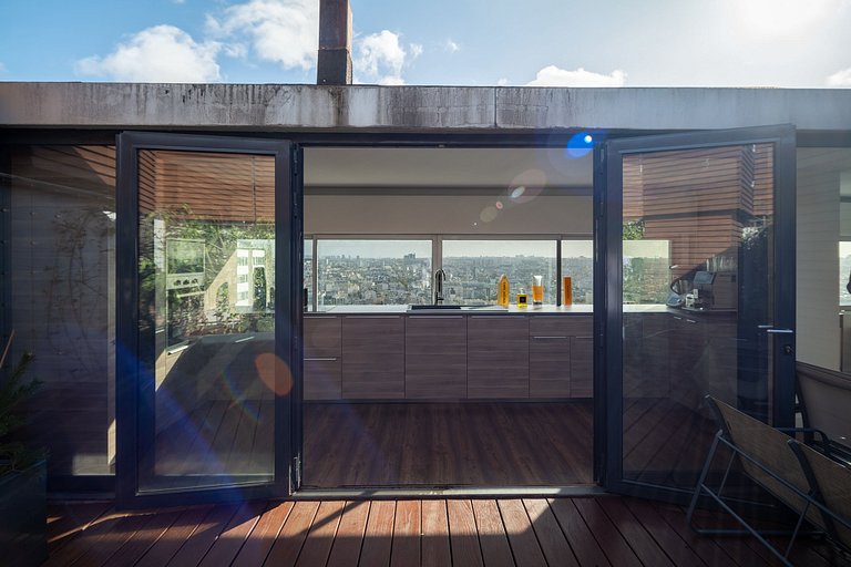 Par090 - Atico con vistas increíbles en Paris 15