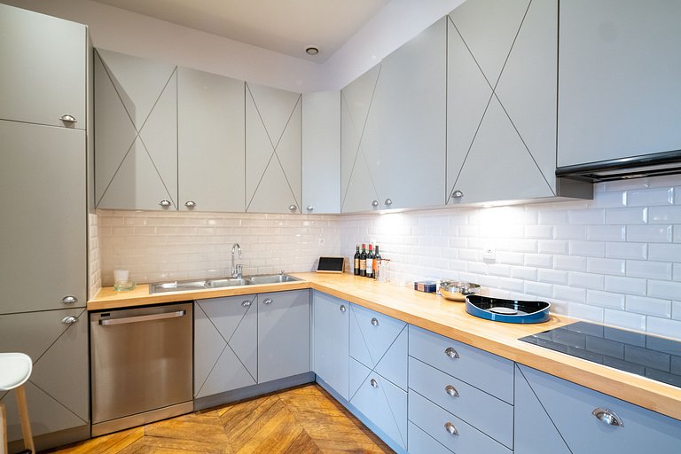 Par102 - Beautiful Haussmann-style apartment with an unobstr