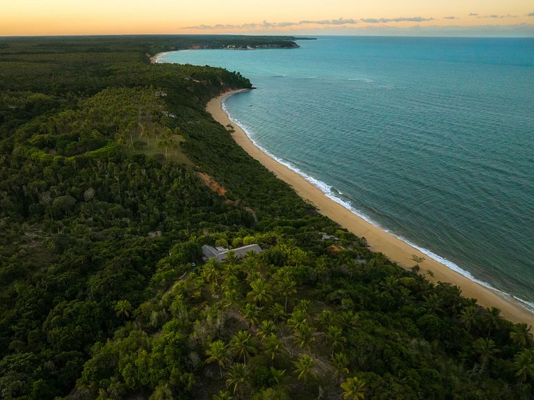 Bah232 - Casa rústica en la naturaleza en Caraíva